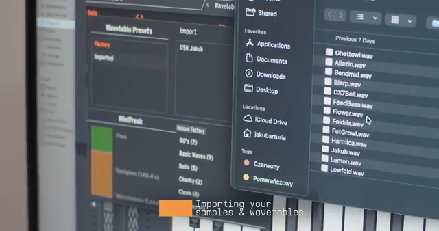 Dank Update 5.0 können MiniFreak-Nutzer:innen jetzt eigene Samples und Wavetables importieren.