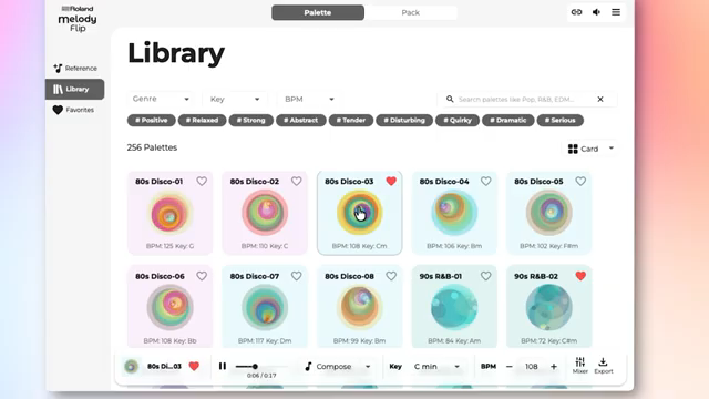 You can even choose how busy you want it to be by changing the note density value and pressing "compose".