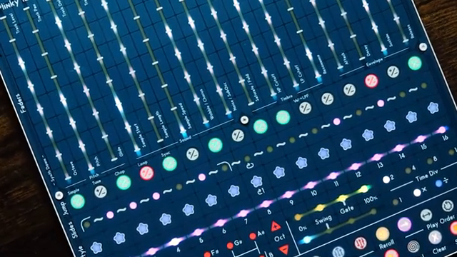 Toadstep ist ein extrem mächtiger Multitrack-Sequencer, Groovebox und eine rundum hands-on Jam-Maschine.