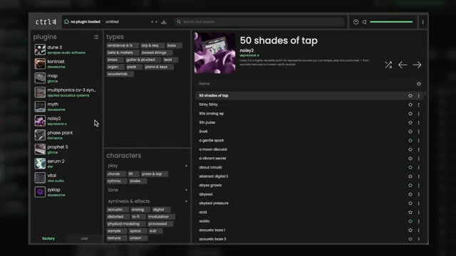Ctrl-e vereint verschiedene Synth-Engines und ausdrucksstarke Presets in einer einfachen Umgebung.